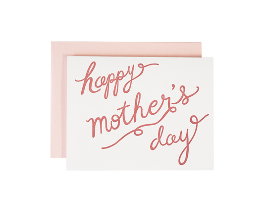 Mother’s Day Script Font Card