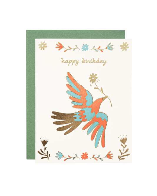 Happy Birthday Bird Card