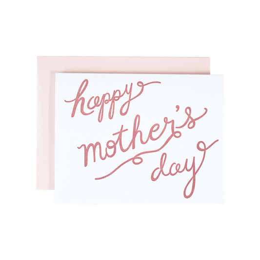 Mother’s Day Script Font Card