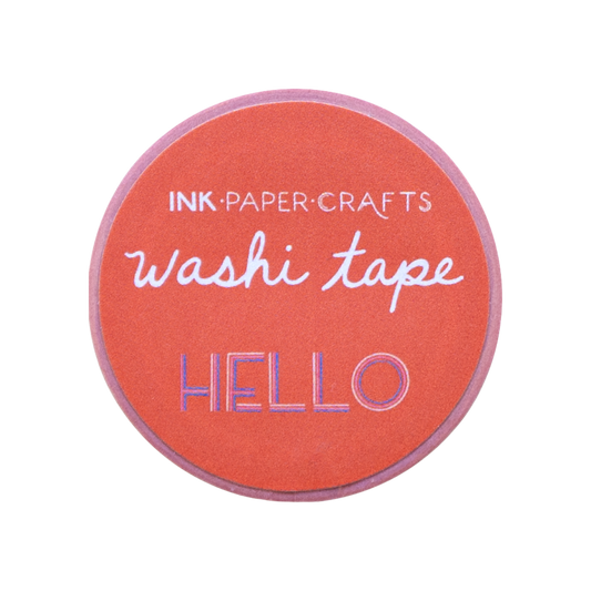 Hello Washi Tape