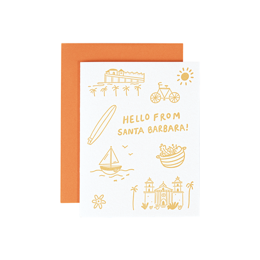 Hello from Santa Barbara Card