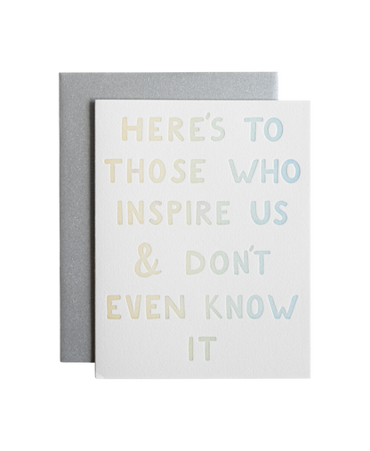 Inspiring Those Card