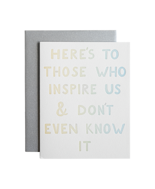 Inspiring Those Card