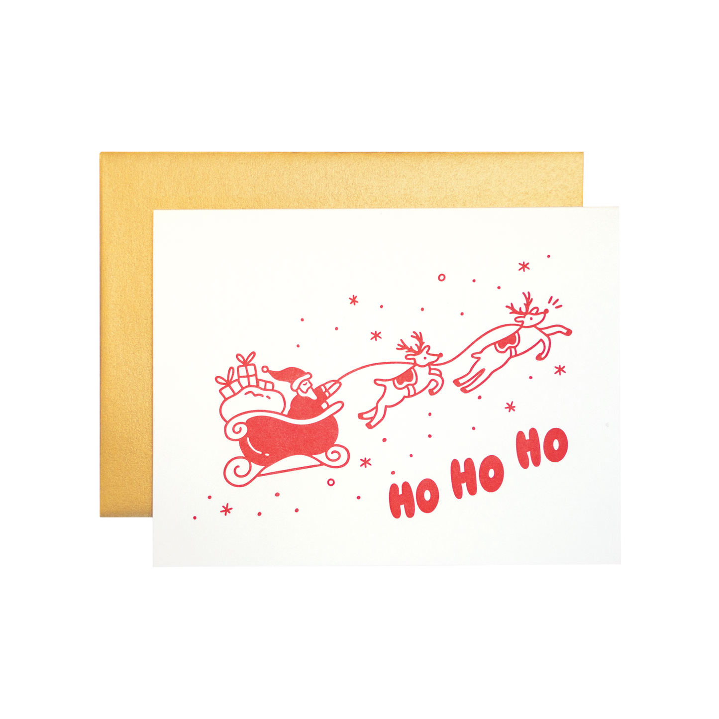 Ho Ho Ho Christmas Card