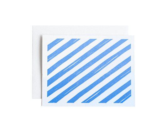 Horizontal Stripes Card