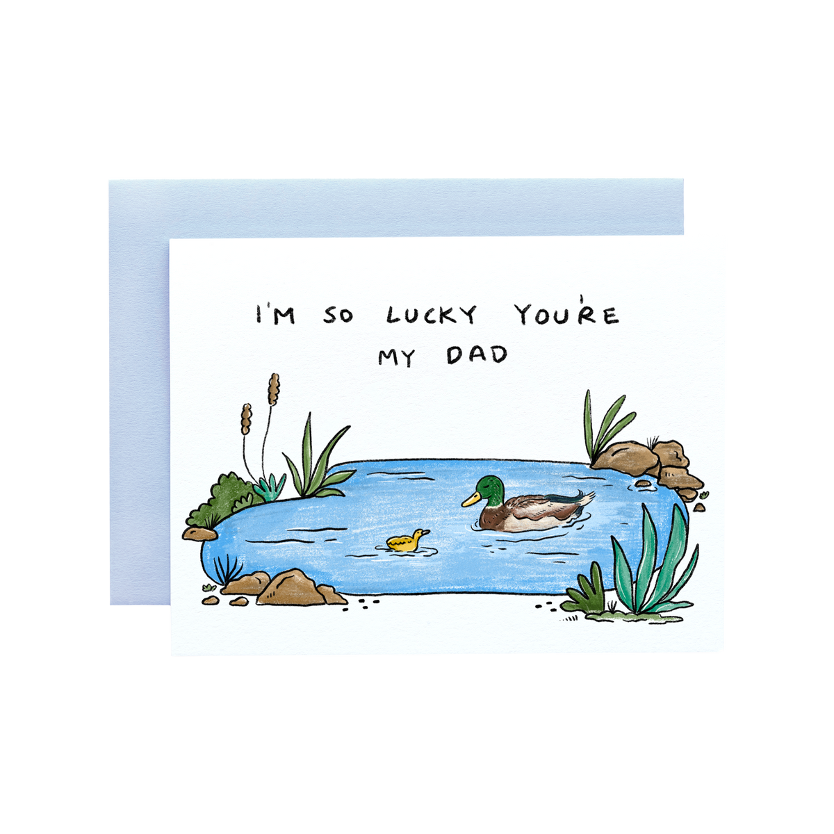 So Lucky You're My Dad Card