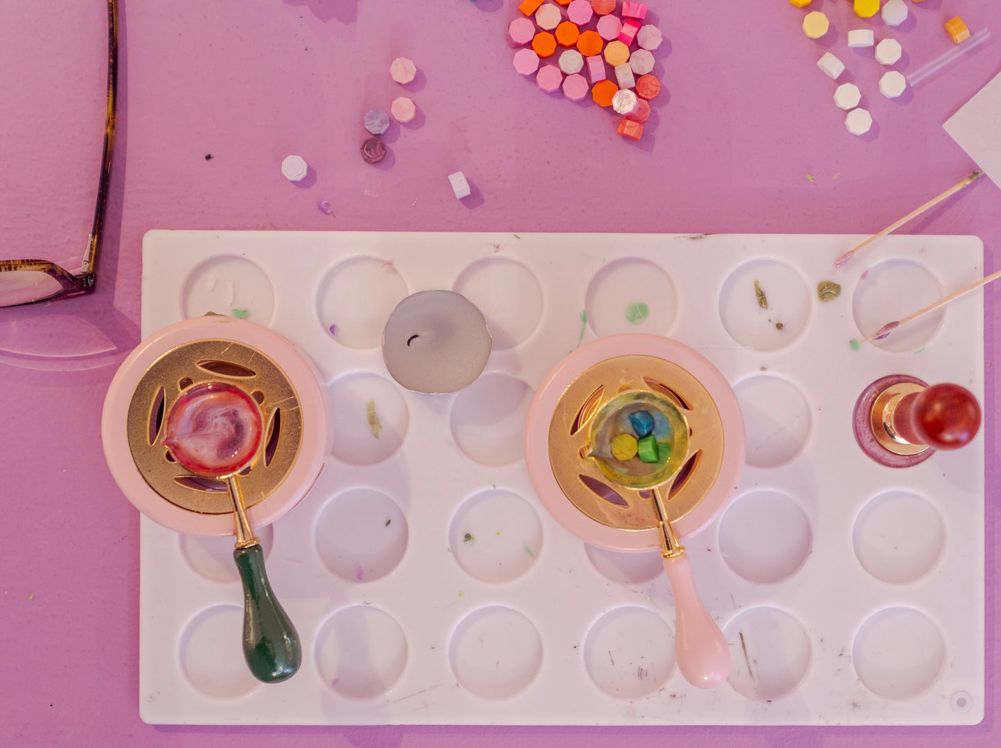 Wax Melting Set - Stove & Spoon