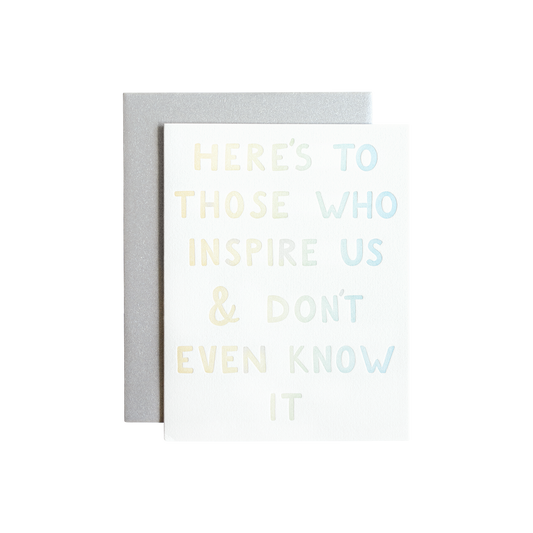 Inspiring Those Card