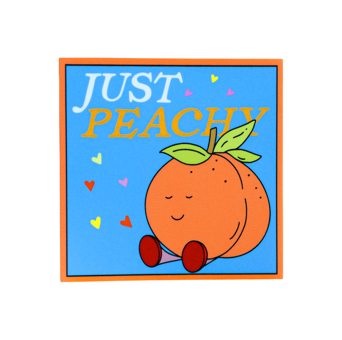 Just Peachy Sticker