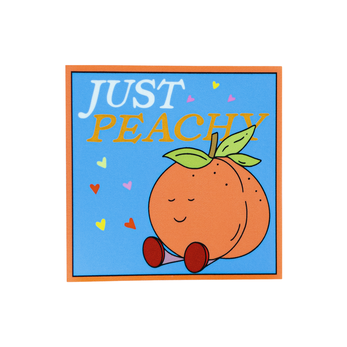 Just Peachy Sticker