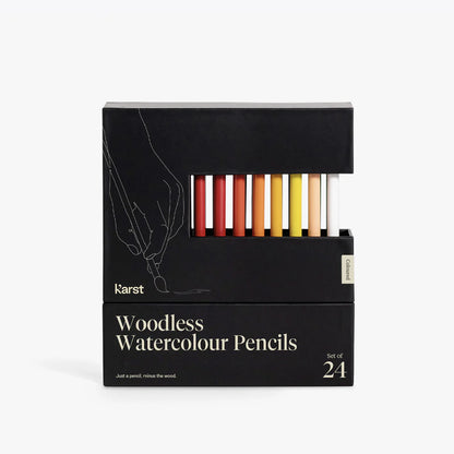 Karst Woodless Watercolor Pencils - Set of 24