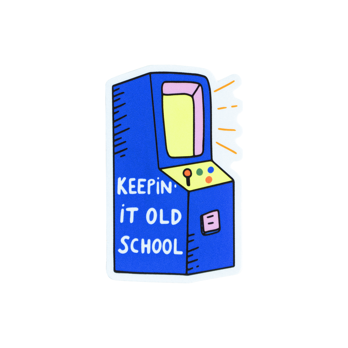 Keepin it Old School Sticker