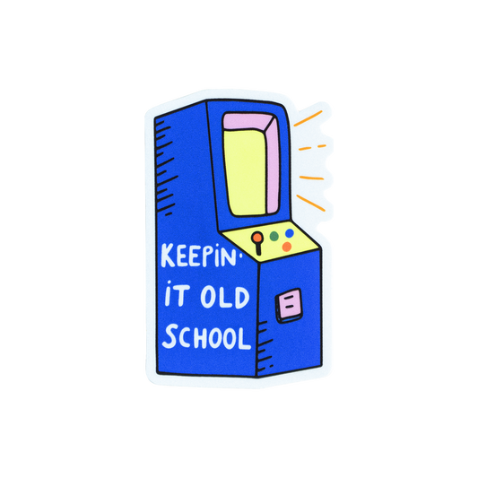 Keepin it Old School Sticker