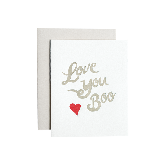 Love You Boo! Card