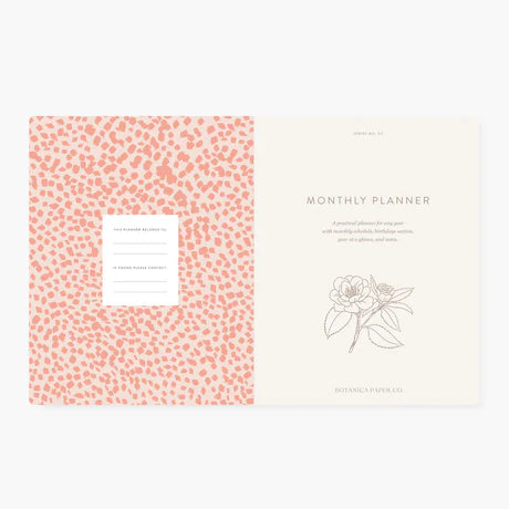 Botanica Paper Co. - Undated Monthly Planner
