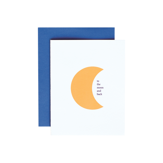 To The Moon And Back Card