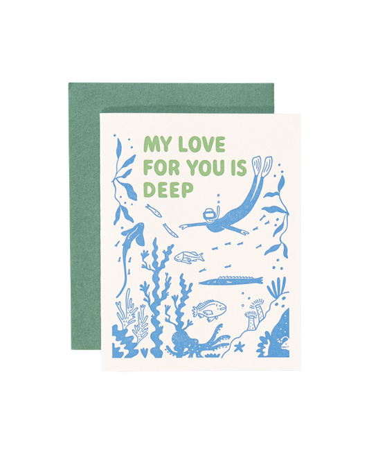 My Love For You Is Deep Card