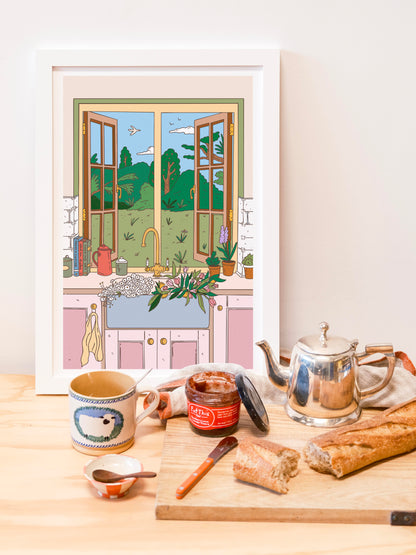 Kitchen On A Spring Afternoon
