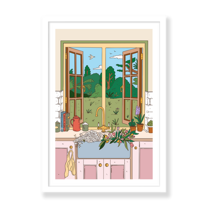 Kitchen On A Spring Afternoon
