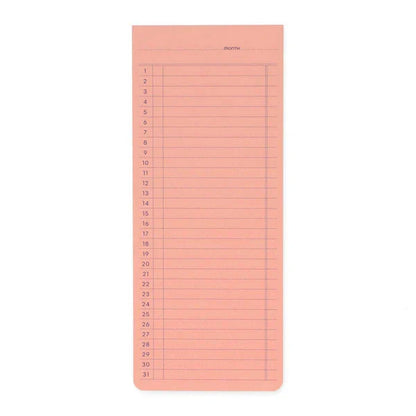 Penco  Monthly Sticky Memo Pad