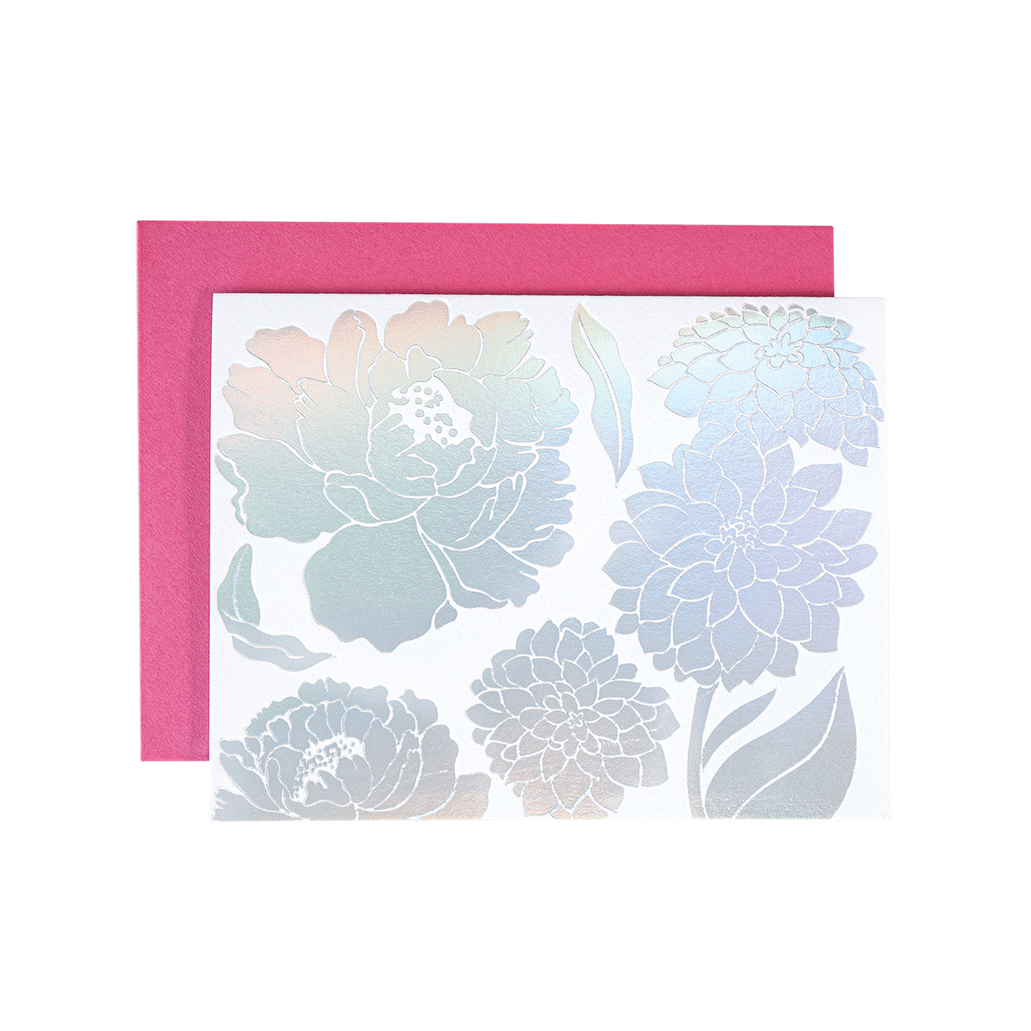 Peonies and Dahlias Card