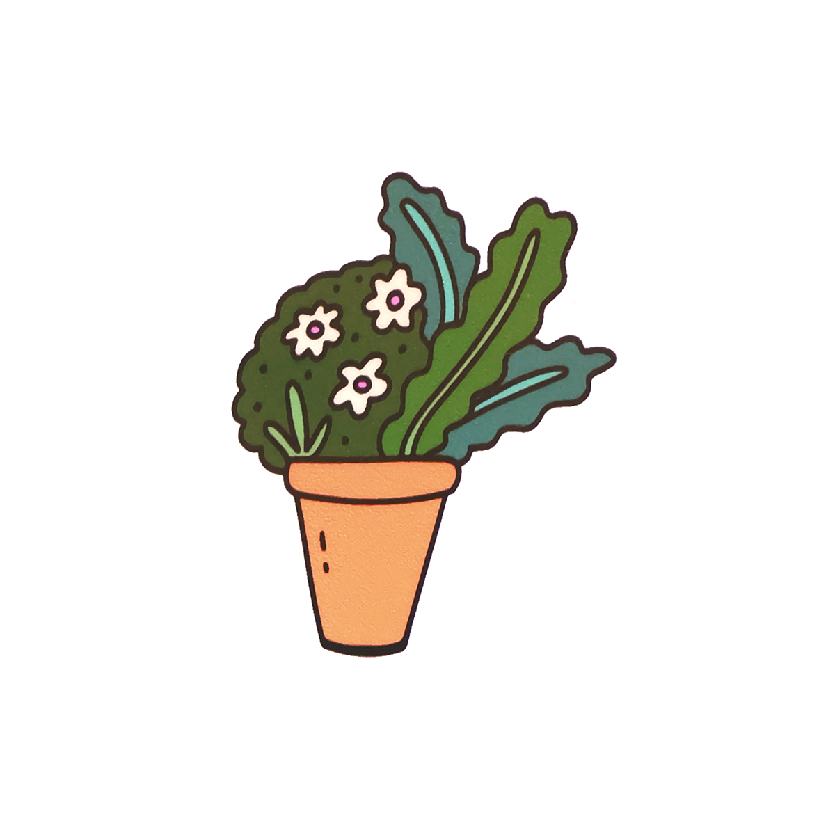 Potted Plant Sticker