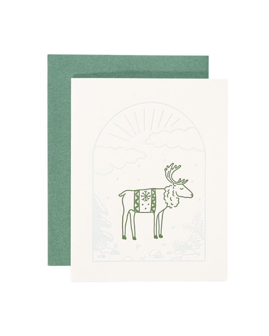 Reindeer Card