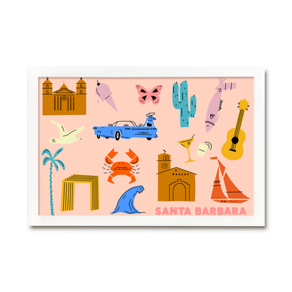 Santa Barbara Icons - Horizontal
