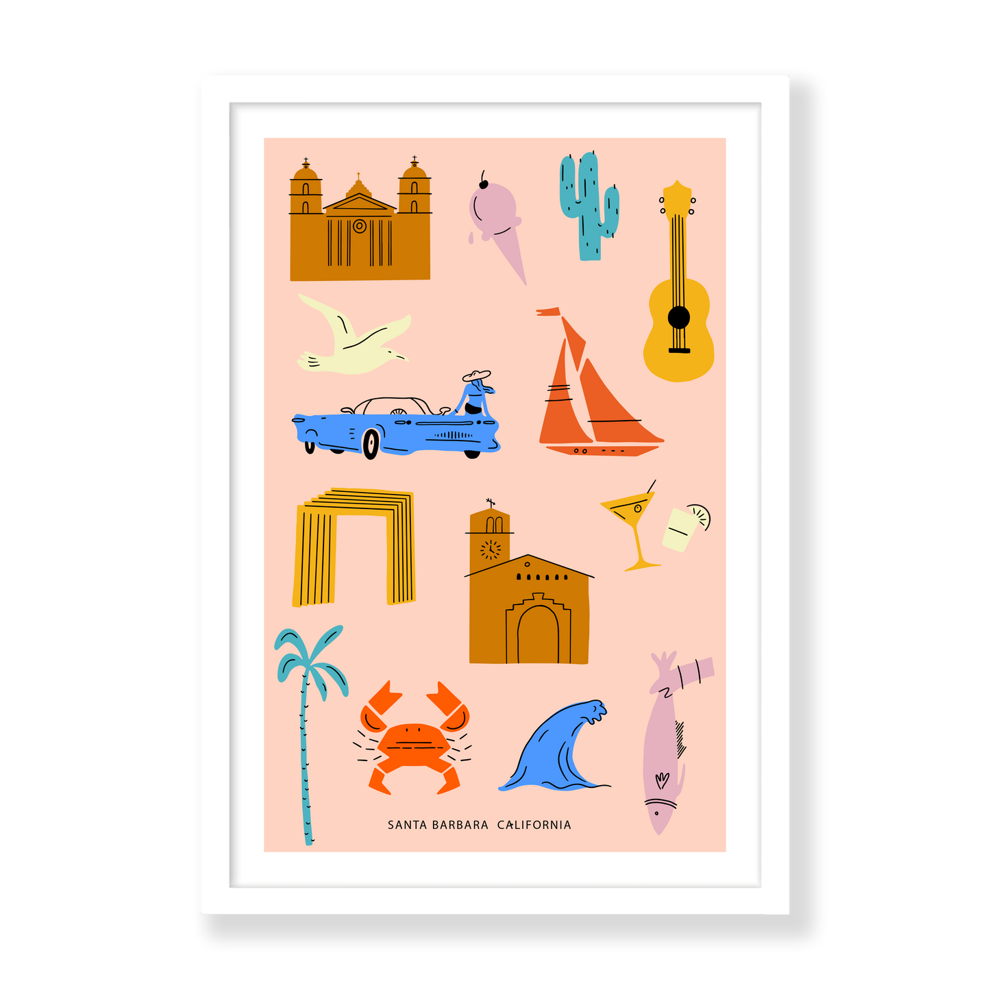 Santa Barbara Icons - Vertical