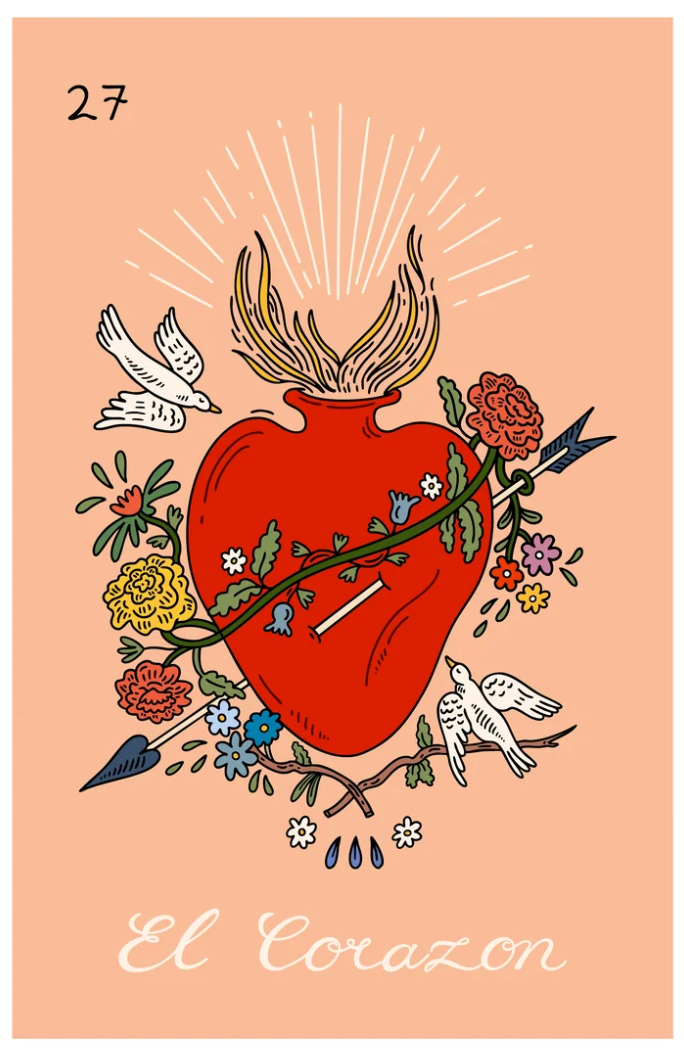El Corazon Sticker
