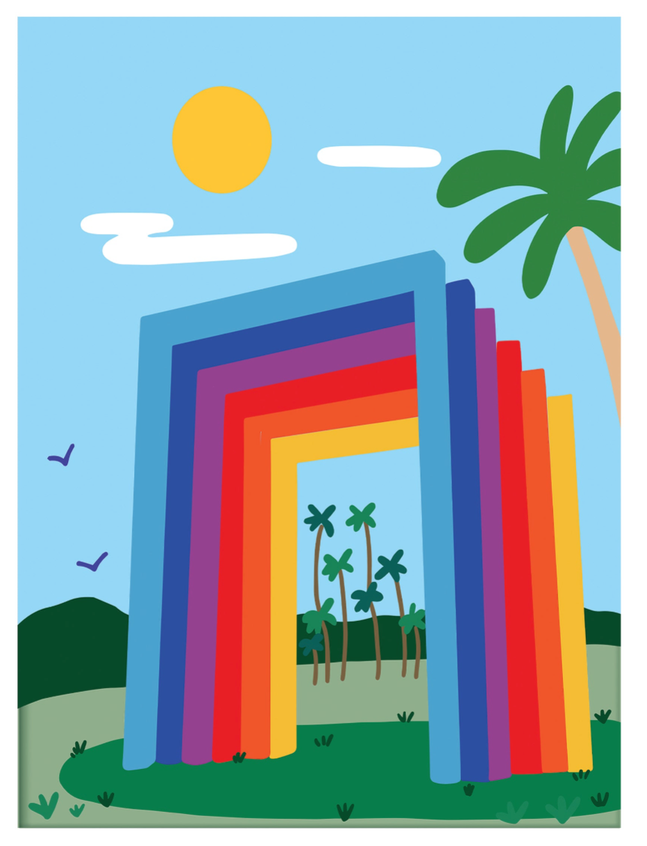 Rainbow Arches Stickers