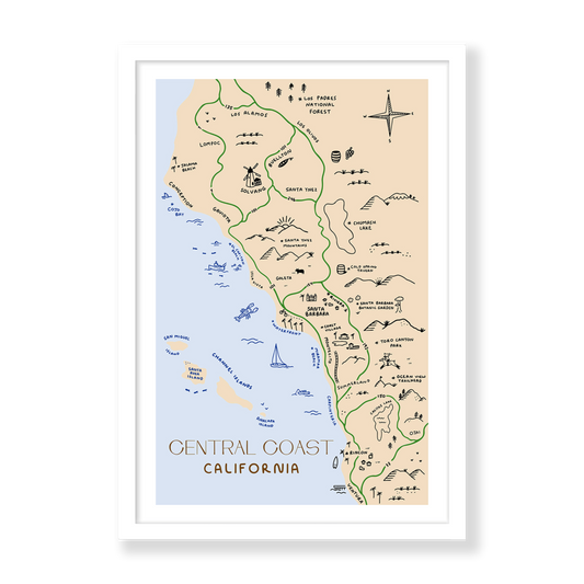 South Central Coast Map