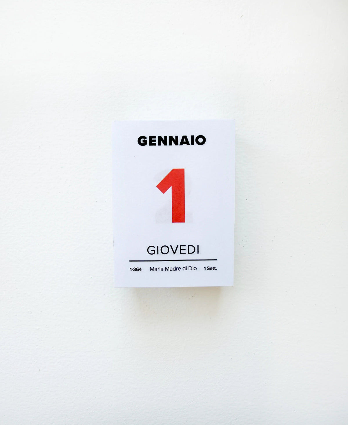 Studio Carta - Italian desk calendar 2027