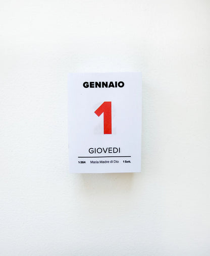 Studio Carta - Italian desk calendar 2027