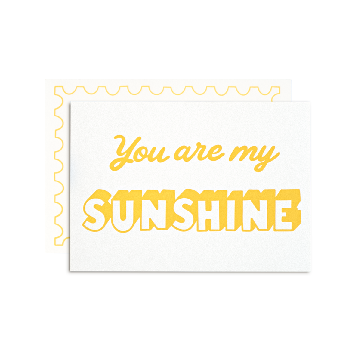 You Are My Sunshine Postcard