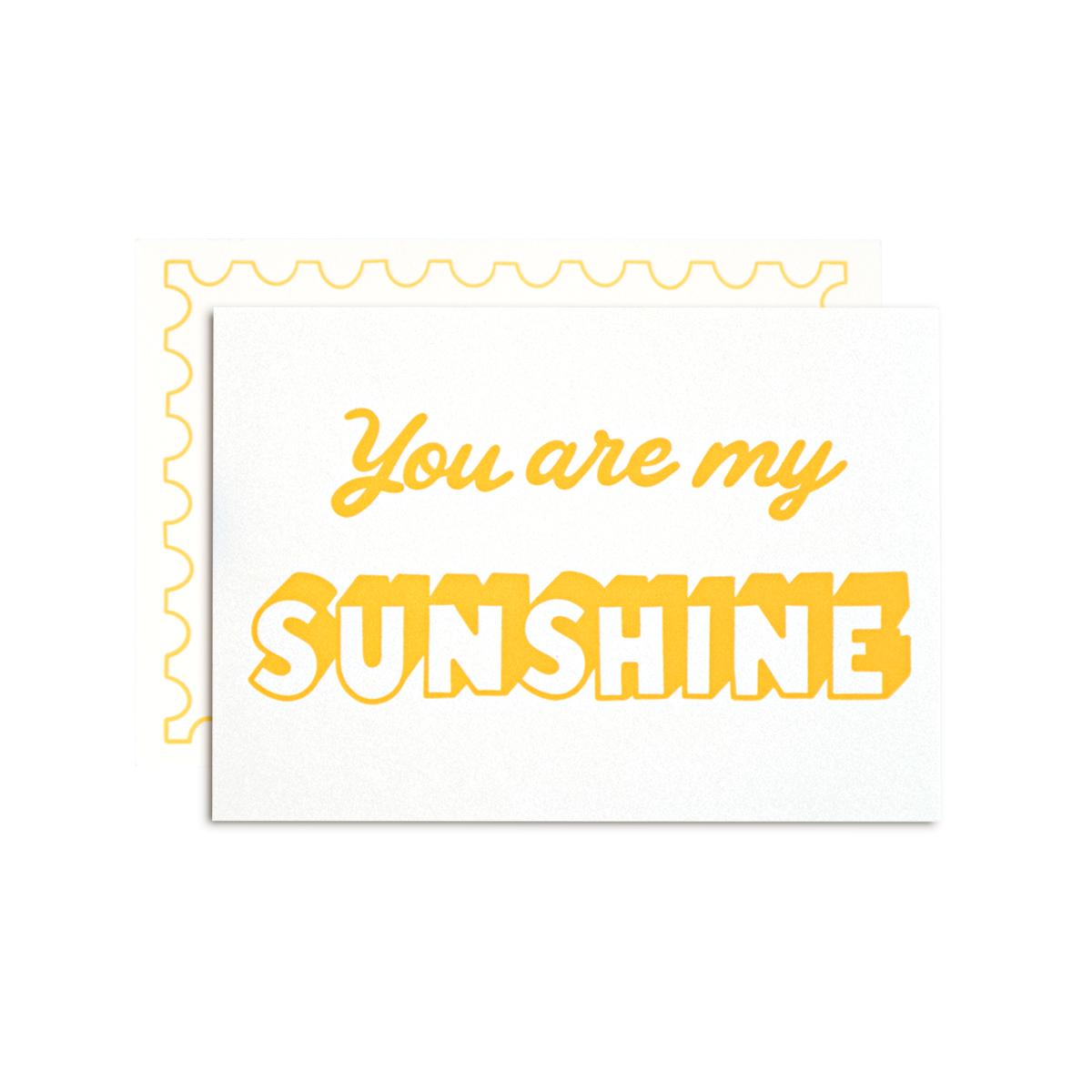 You Are My Sunshine Postcard