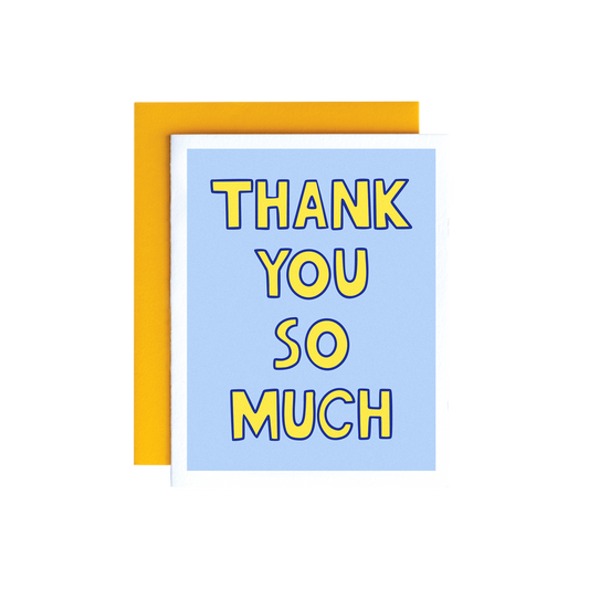 Thank You So Much Card