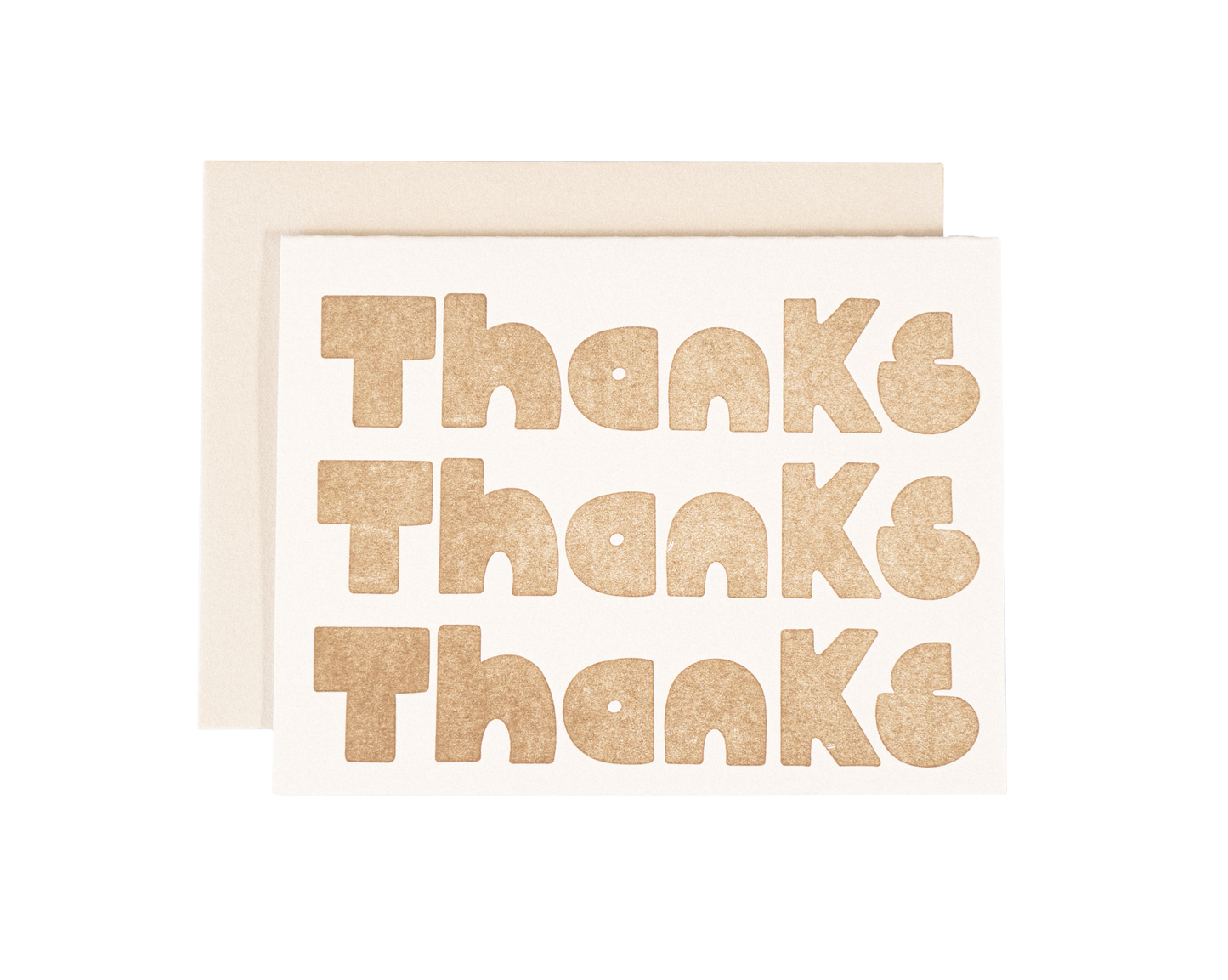 Thanks Thanks Thanks Card