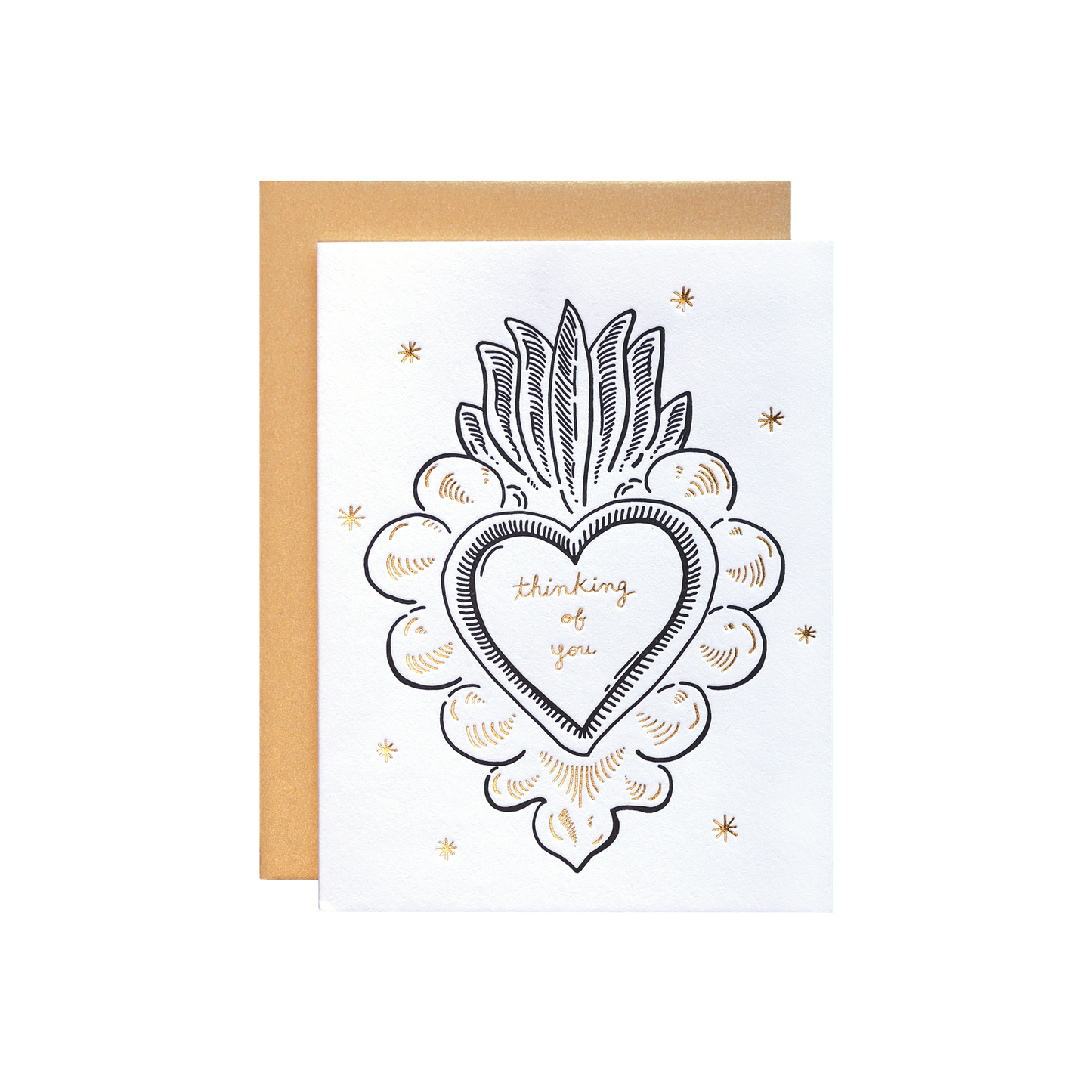 Thinking of You Heart Card