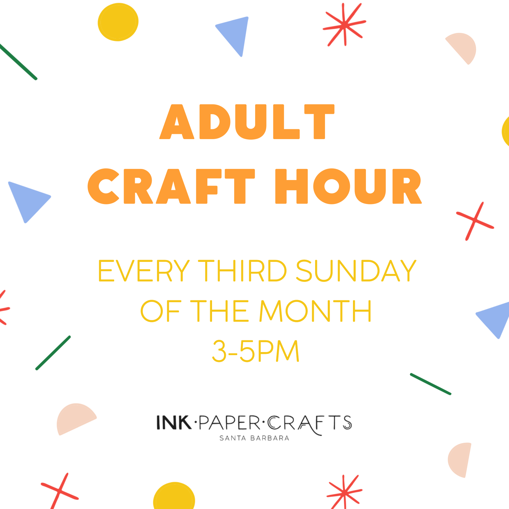 Adult Craft Hour - November Session