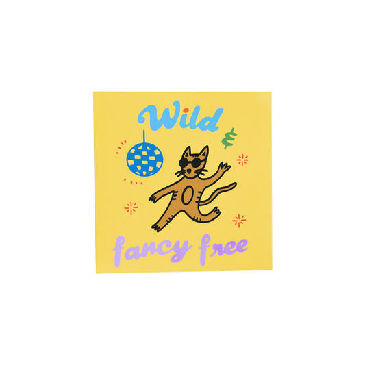 Wild Fancy Free Sticker