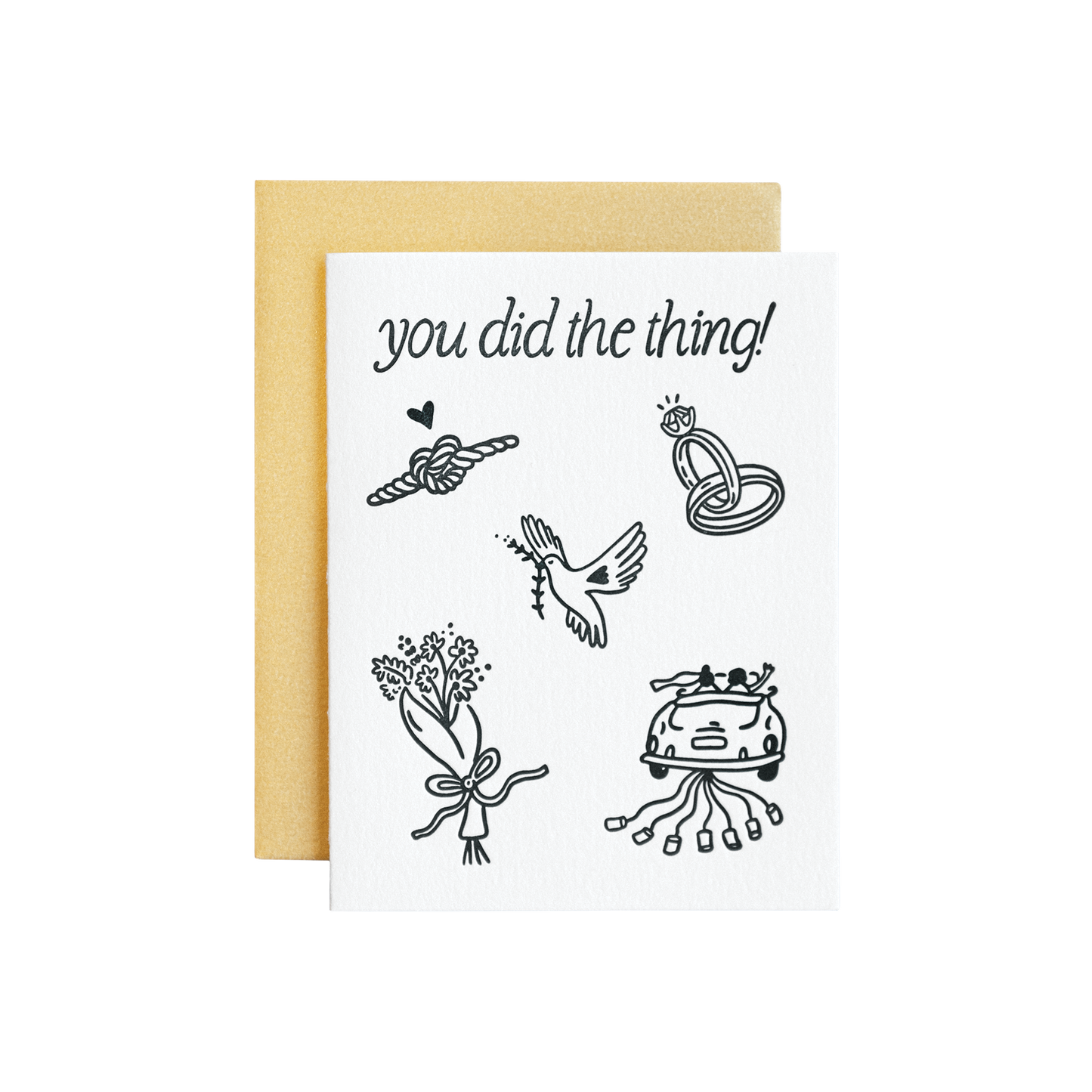 You Did The Thing Card