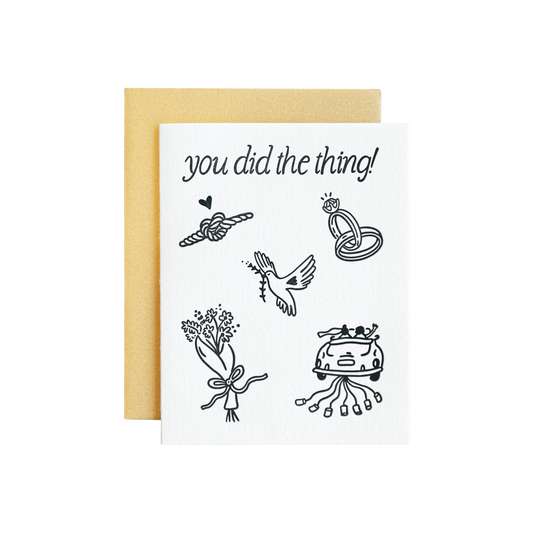 You Did The Thing Card