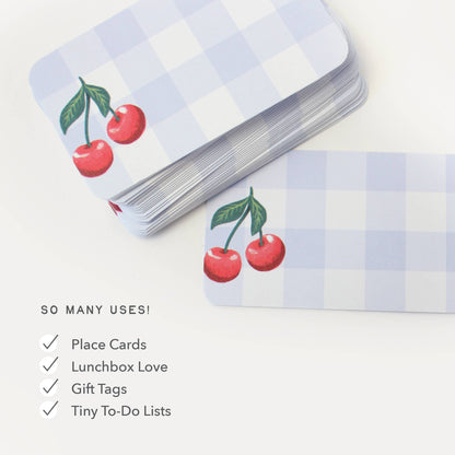 Inklings Paperie - Pocket Notes™ - Cherry Gingham