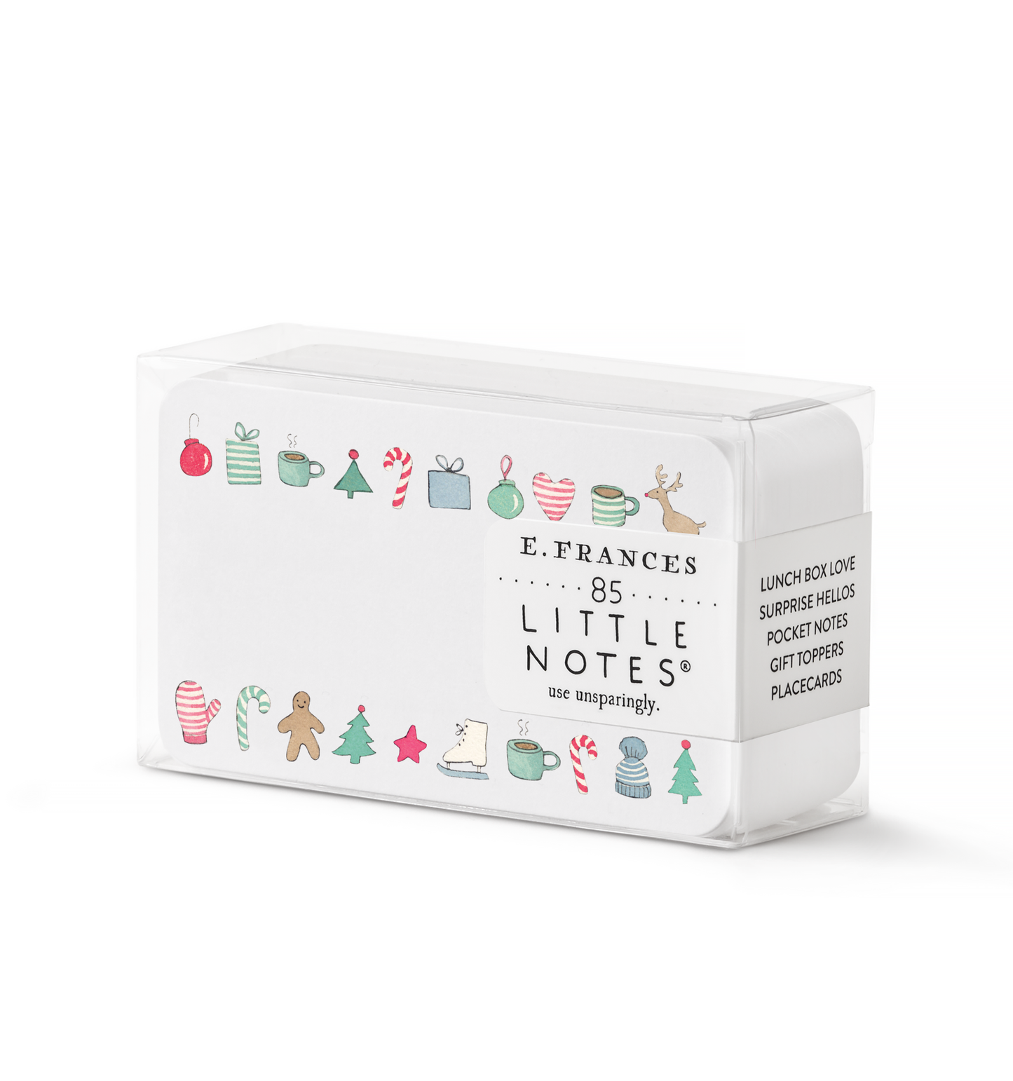 E. Frances Paper Merry Motif Little Notes® - Winter Holiday Mini Notes