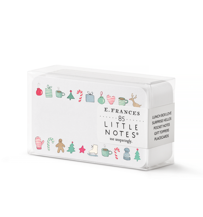 E. Frances Paper Merry Motif Little Notes® - Winter Holiday Mini Notes