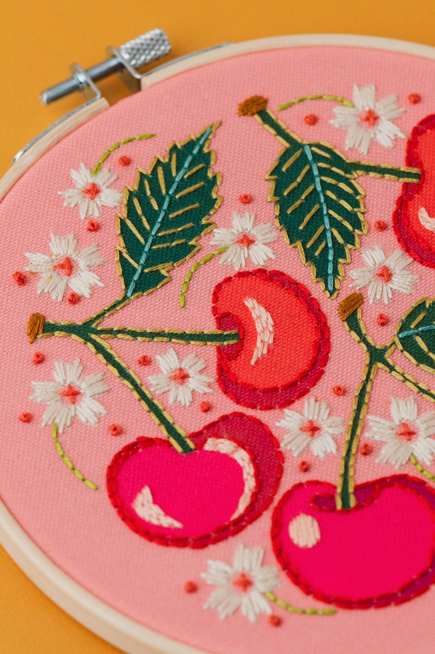 Rikrack - Cherries Embroidery Kit