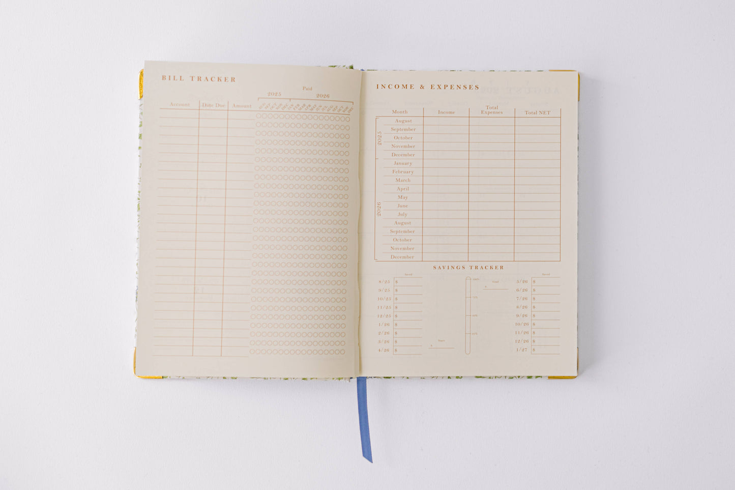 Good Juju Ink - 2026 Vine Pattern 17-Month Medium Bound Planner