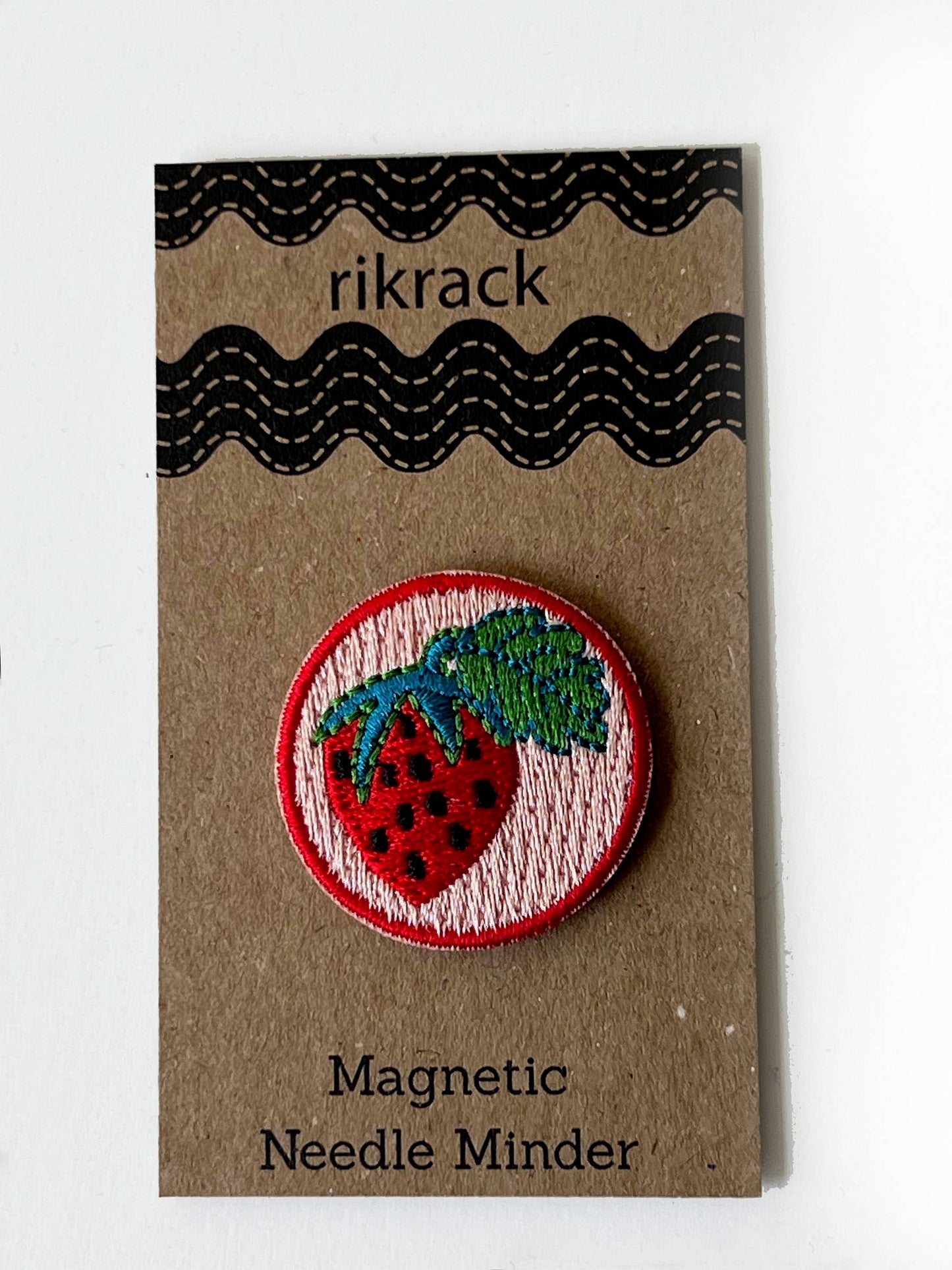 Rikrack - Strawberry Embroidery Needle Minder