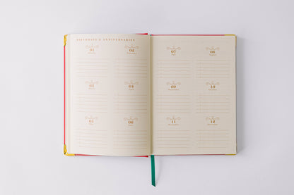Good Juju Ink - 2026 Tulip Blind Embossed 17-Month Medium Bound Planner
